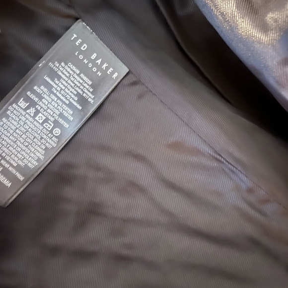 Ted Baker Jacket NWT Padded Short Wrapped Coat - Picture 6 of 8